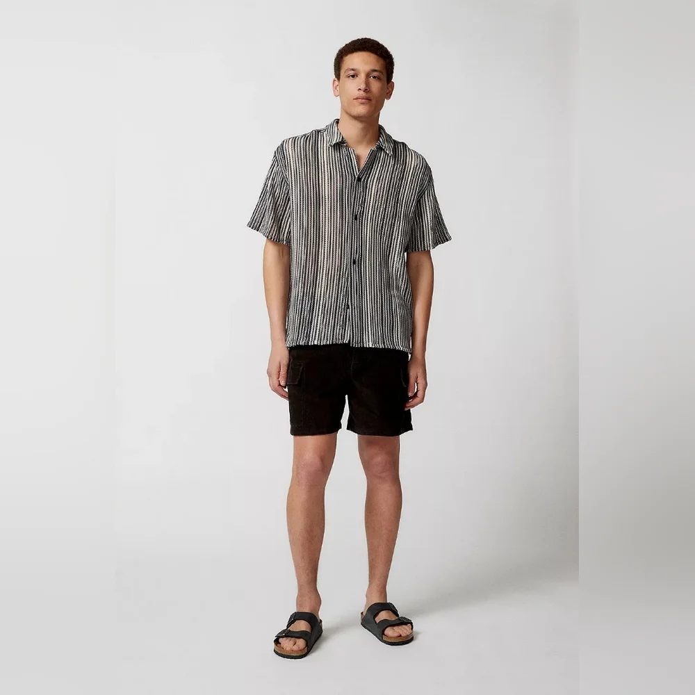 BDG Black Cargo Shorts